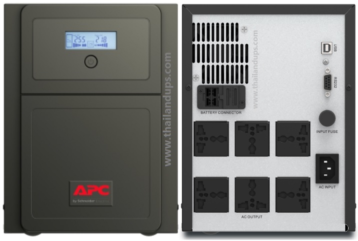 SMV2000IA-MS APC -APC Easy UPS Line-interactive SMV 2000VA 230V, Universal Outlet